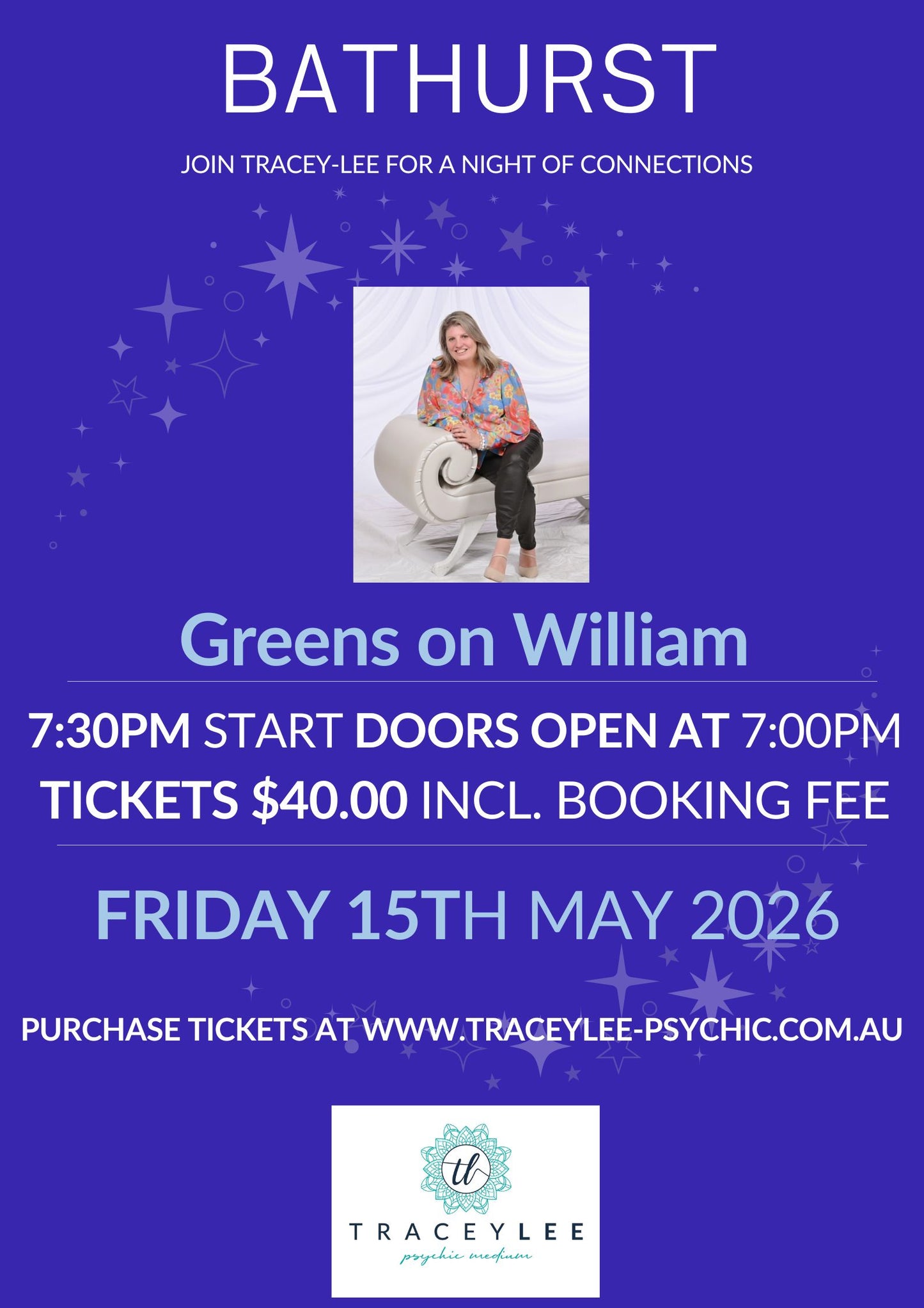 Bathurst (The Greens on William)  - Friday 15th May, 2026